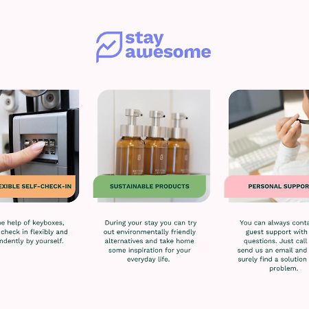 Stay Awesome - Modernes Apartment Am Botanischen Garten Kassel Esterno foto