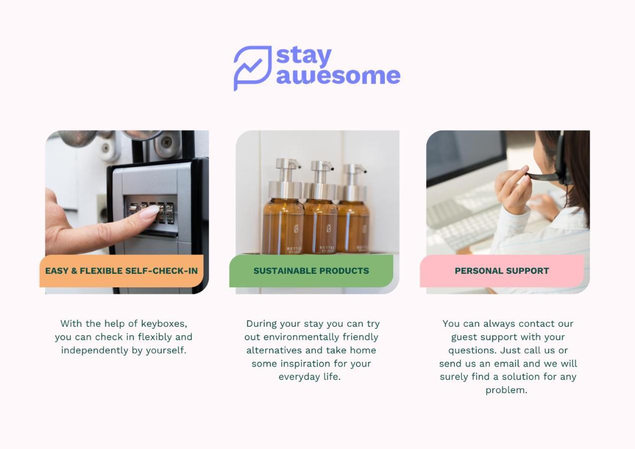 Stay Awesome - Modernes Apartment Am Botanischen Garten Kassel Esterno foto